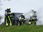 Prio 1 Brand Wegvervoer Auto Trekwei Driezum